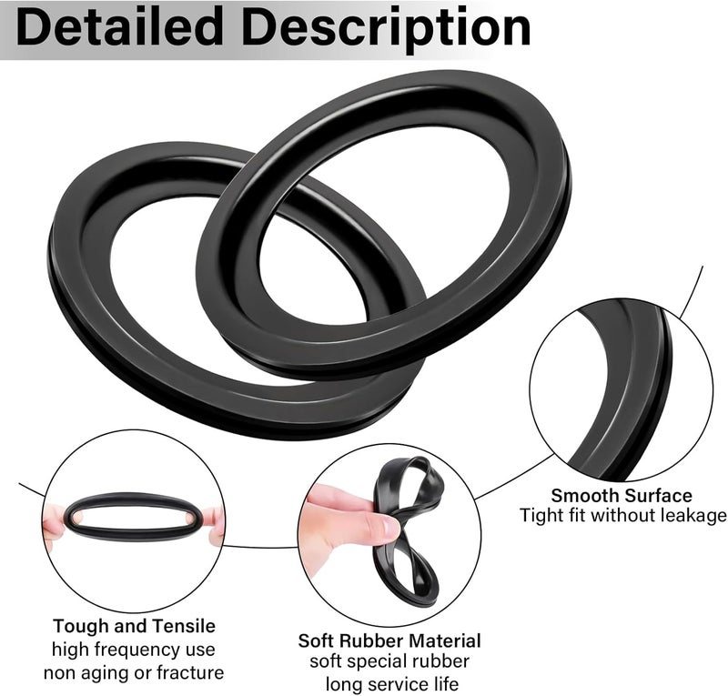 NIULPFZTK 2 Pcs 385311658 Flush Ball Seal Kit, RV Toilet Seal for Dometic 300, 310, 320, Solve The Problems of Water Leakage and Unpleasant Odors - Image 4